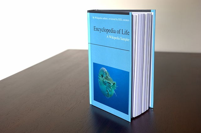 Hardcover book made from curated Wikipedia articles