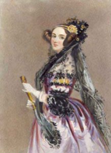An illustration of Ada Lovelace. CC-BY-SA