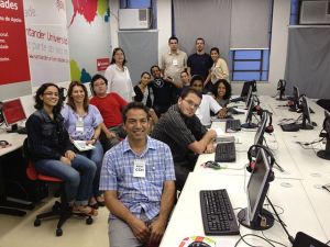 Participants in the workshop at UNIRIO.