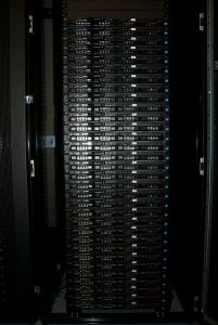 Monitoring our servers (here in Ashburn, Virginia) helps to minimize outages and services disruptions.