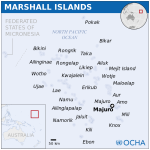 "Marshall Islands - Location Map (2013) - MHL - UNOCHA" by UN OCHA maps bot, under CC BY-SA 3.0