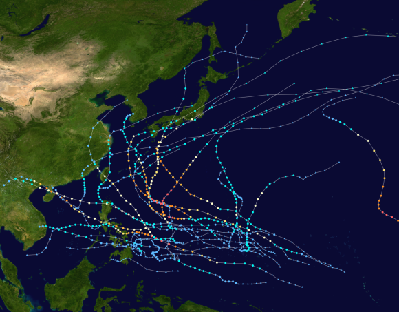 2014 Pacific typhoon season summary