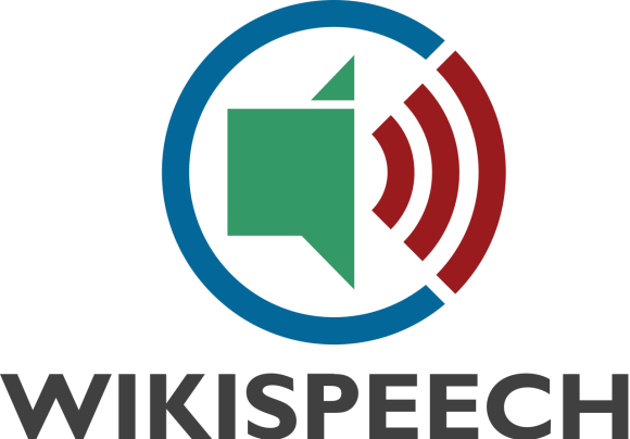 Wikispeech logo. Photo by ElioQoshi, public domain/CC0.