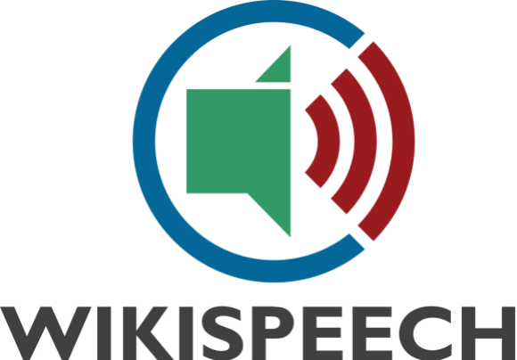 Wikispeech logo. Photo by ElioQoshi, public domain/CC0.