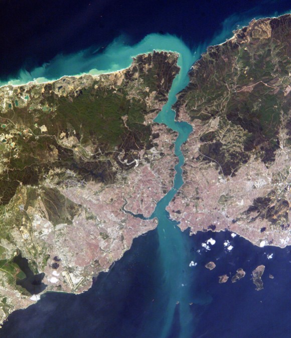 Istanbul, Turkey as seen from International Space Station