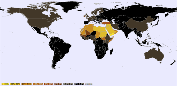 Global Internet usage - Wikipedia