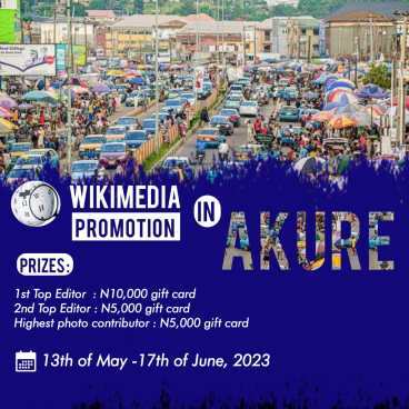 Wikimedia Promotion in Akure: Increasing literacy and Documenting cultural heritage