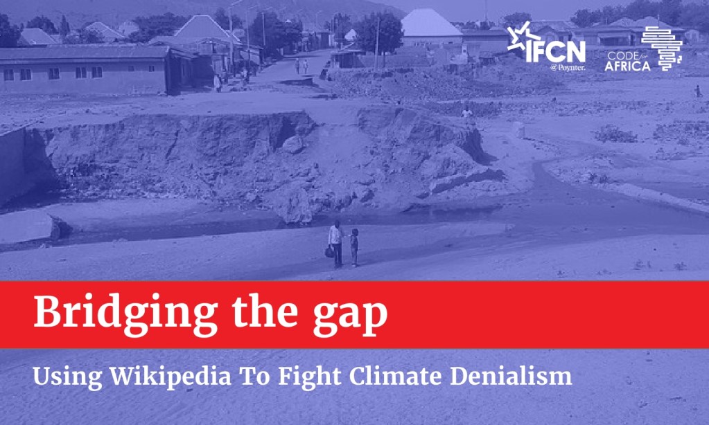 Bridging the Gap: Using Wikipedia to fight climate denialism