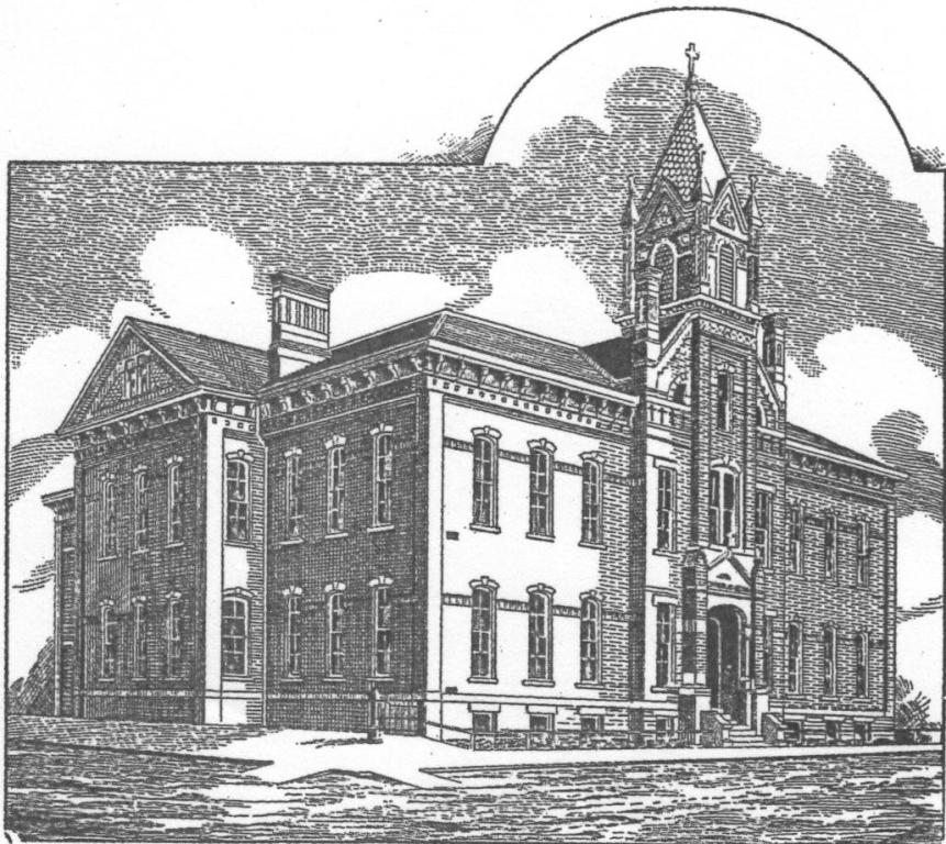 Saint Mary's Grade School Bloomington, Illinois 1884