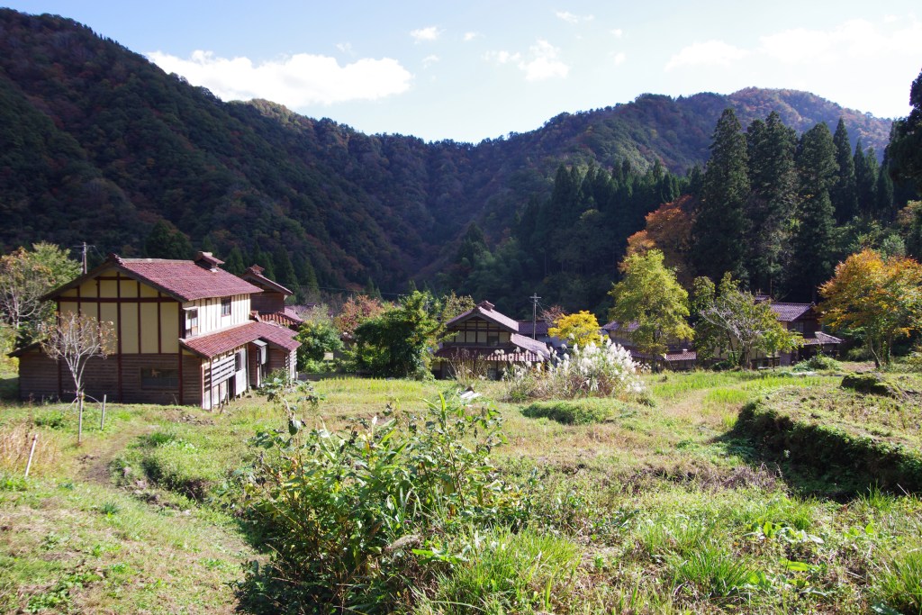 石川県加賀市山中温泉大土町の風景。