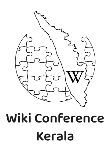 WikiConference Kerala logo with English text