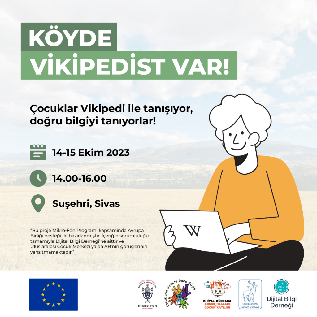 There is a Wikipedian in the Village: The first training in a village in Turkey