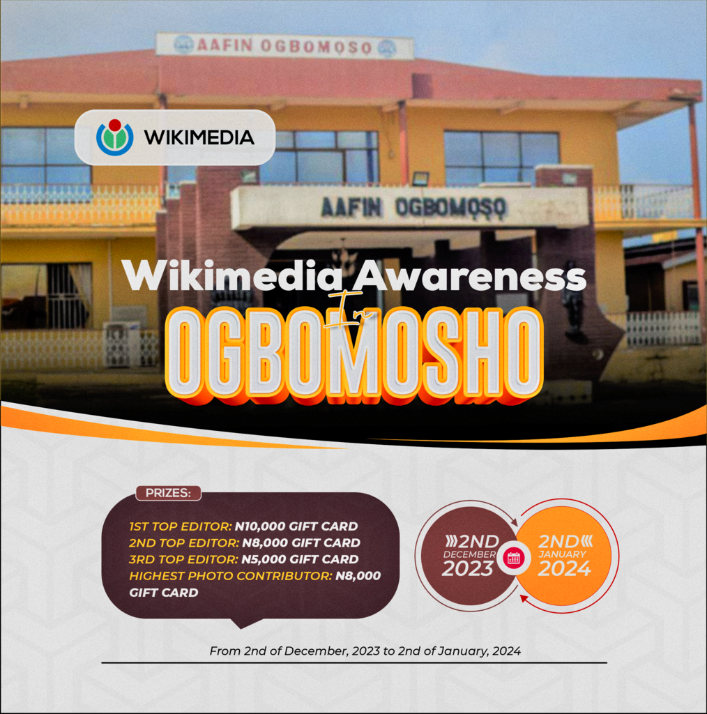 Wikimedia Awareness in Ogbomosho: Increasing literacy and bridging content gap