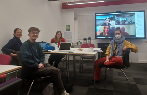 Participants at the first Edit for Climate Change editathon event at the University of Exeter.