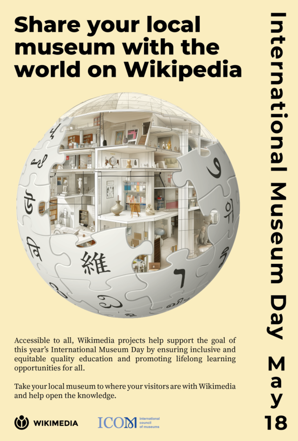 International Museum Day 2024: A call to increase museum coverage on Wikimedia