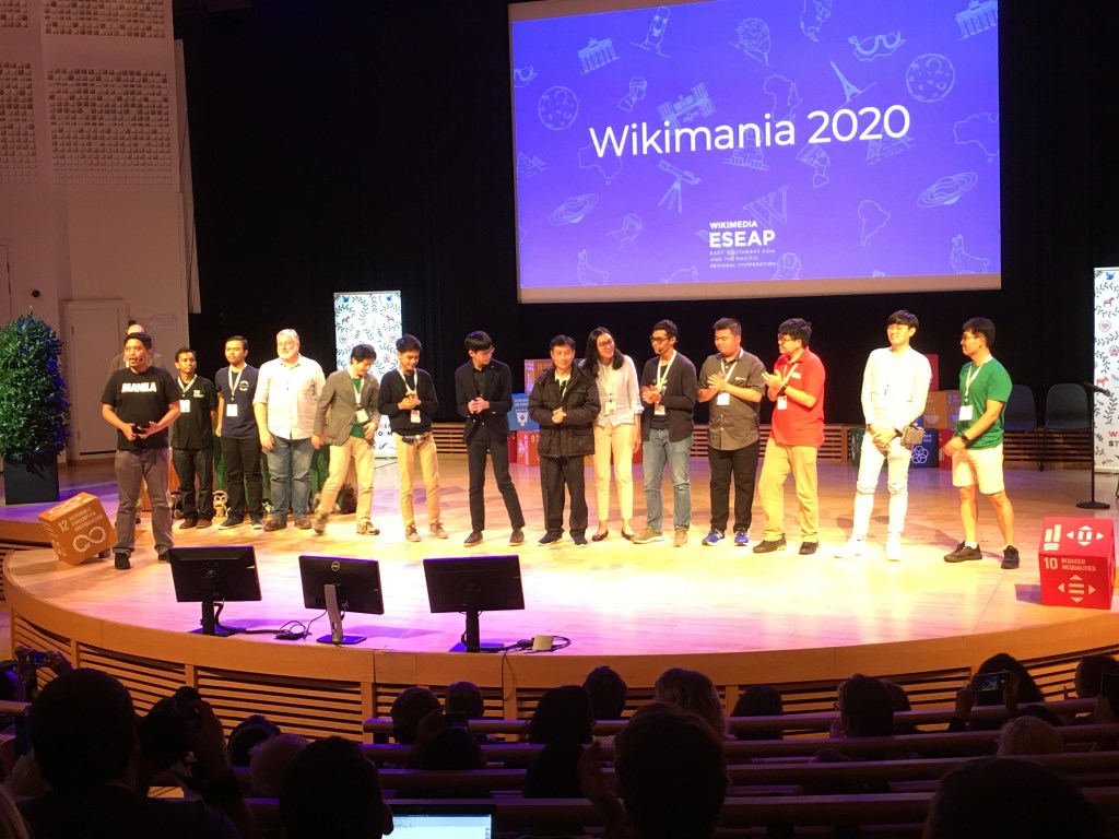 Wikimania 2020 presentation in Stockholm, Sweden in 2019