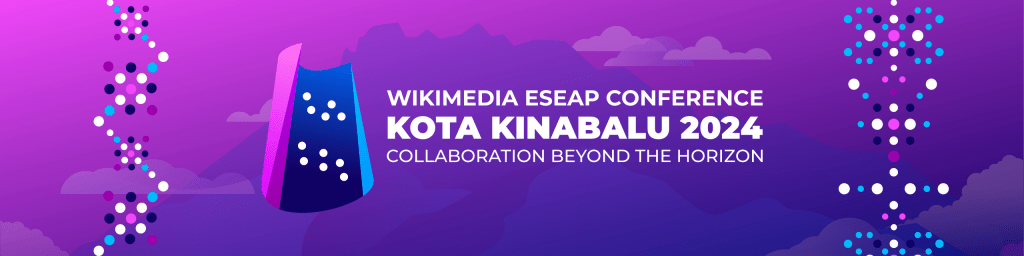 Wikimedia ESEAP Conference 2024 Banner